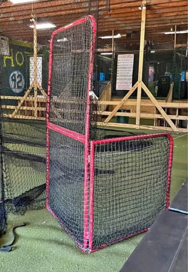 L screen pitching net