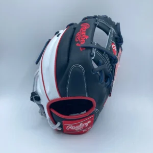 Rawlings Heart Of The Hide Contour Fit Baseball Glove Navy Blue Red RHT 11.5"