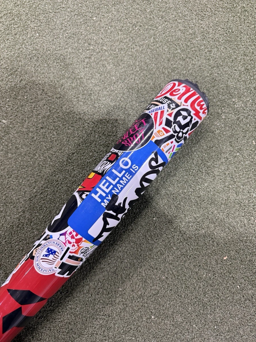 2026 DeMarini The Goods "Sticker Bomb" (-3) BBCOR Baseball Bat 34” 31 oz - Image 8